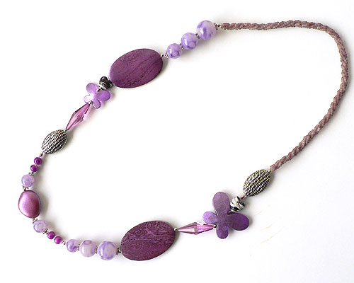 スタイリッシュ・ビーズ・ネックレス6192