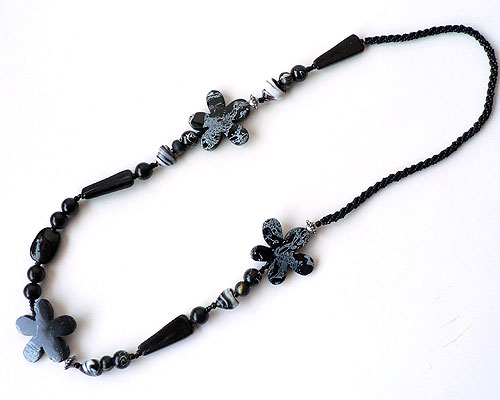 スタイリッシュ・ビーズ・ネックレス6194