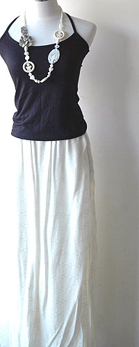 スタイリッシュ・ビーズ・ネックレス6196