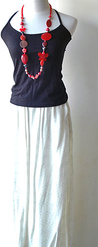 スタイリッシュ・ビーズ・ネックレス6198