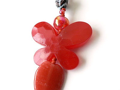 スタイリッシュ・ビーズ・ネックレス6198アップ