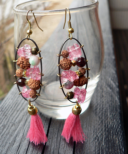 ルドラクシャ・ピアス6337