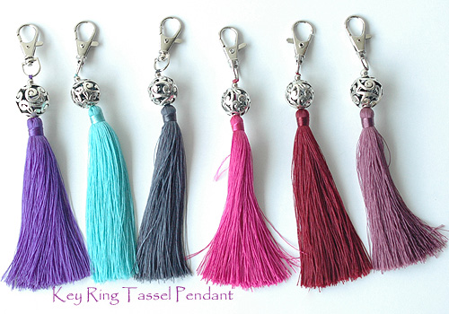 キーリングタッセルチャーム6408