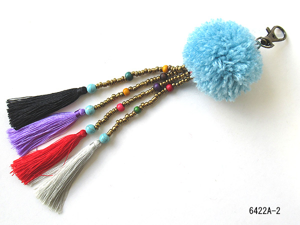 ポンポン・キーホルダー6422A-2