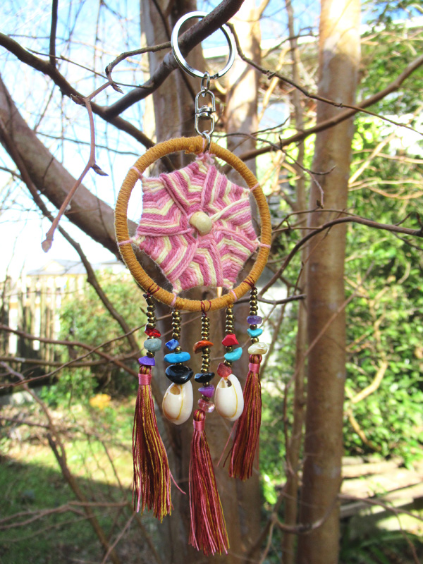 ドリームキャッチャー・キーホルダー、トップ画像