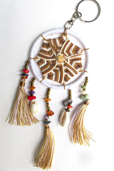 ドリームキャッチャー・キーホルダー6428B
