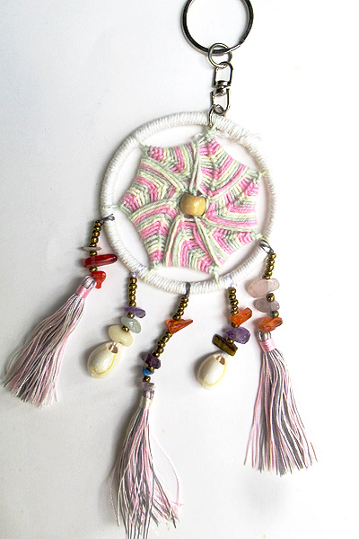 ドリームキャッチャー・キーホルダー6428C