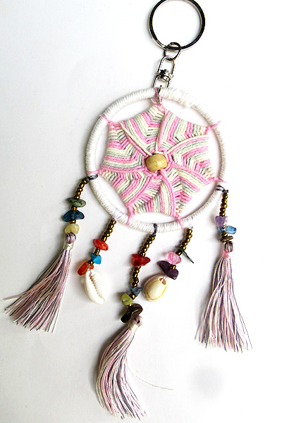 ドリームキャッチャー・キーホルダー6428D