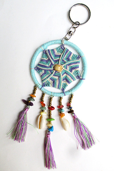 ドリームキャッチャー・キーホルダー6428F