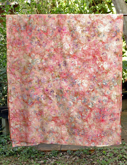 半分に折ったところ