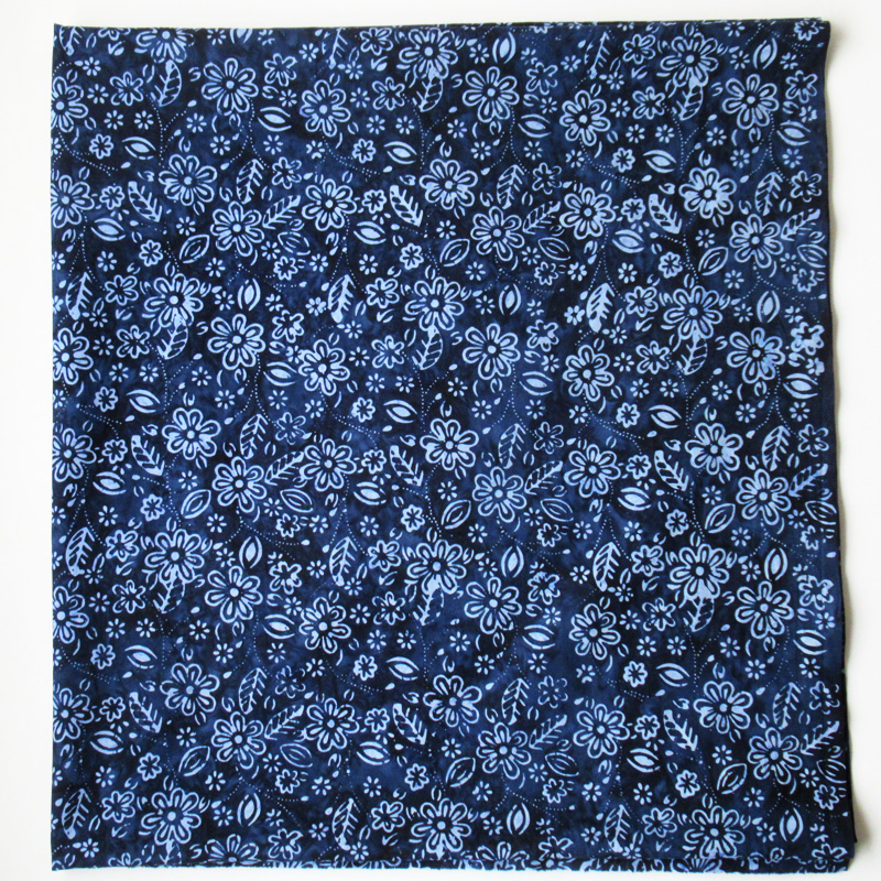 手染めのスタンプバティック15485