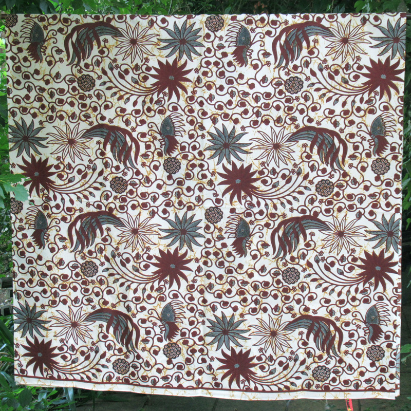 コットンプリントバティック15492