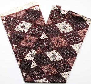 コットンプリントバティック15518