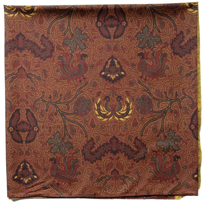 腰に巻いてサロンとして使うときには、模様がこの向きになります