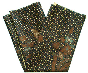 コットンプリントバティック15528