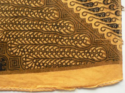 コットンプリントバティック裏