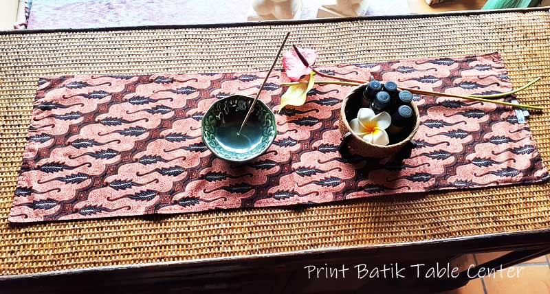 プリントバティック・テーブルセンター