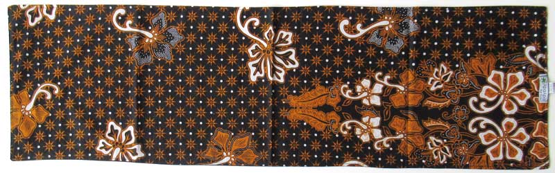 バティック・テーブルセンター赤