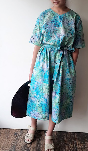 バティックAラインワンピース