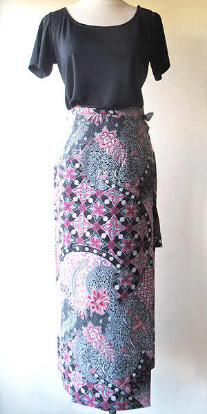 バティック巻きスカート70077G