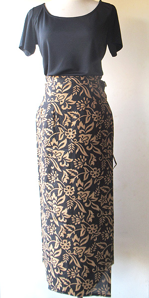 バティック巻きスカート70077H