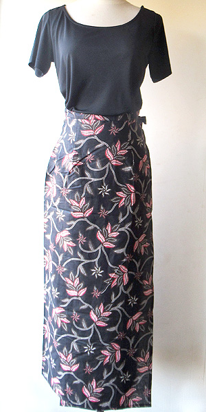 バティック巻きスカート70077I