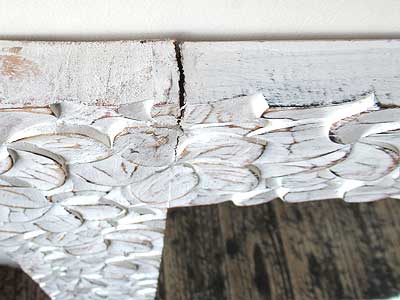 バリの鏡・ミラーフレームわけあり