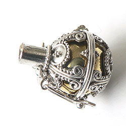 ガムランボール・バスケットタイプ・シトリン横から