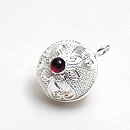 ガムランボール・スノウホワイト・ガーネット19206A