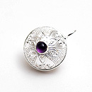 ガムランボール・スノウホワイト・ガーネット19206C