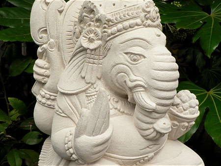 ガネーシャの置物 石像