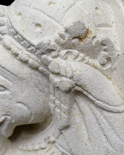 ガネーシャ石像小アウトレット11217OF不具合箇所