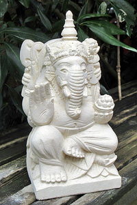 ガネーシャ石像・小11217アウトレット11217OH