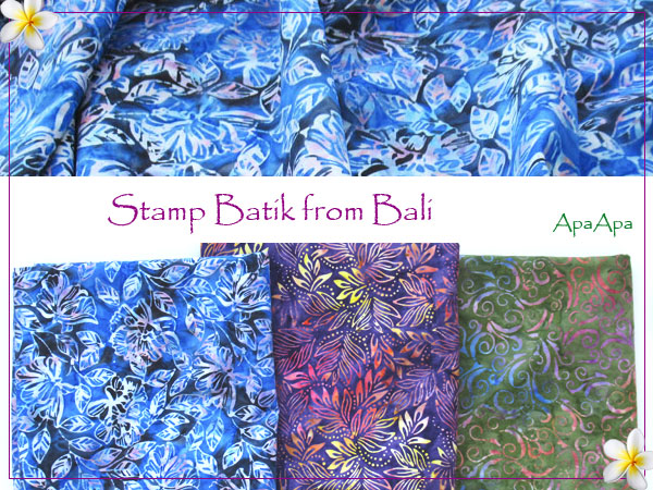 スタンプバティック新入荷