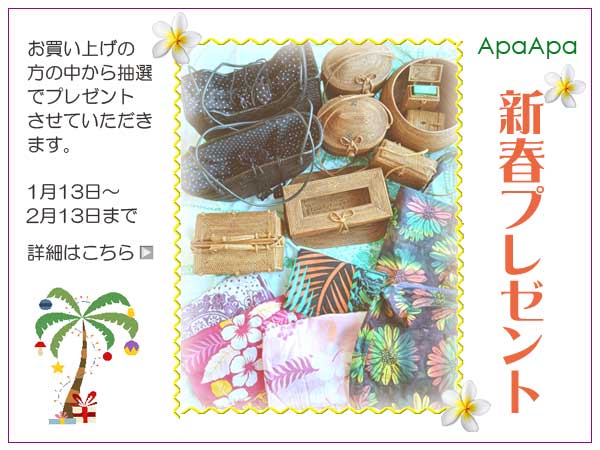 ApaApa新春プレゼント企画