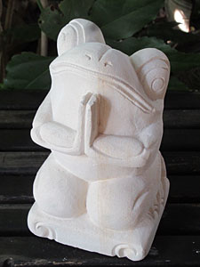 石像カエル・お祈り11214アウトレット11214A