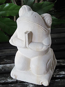 石像カエル・お祈り11214アウトレット11214K