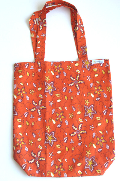 伝統柄バティックのエコバッグ70167A