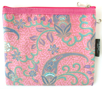 バティック・ポーチ3ファスナー70175B-1