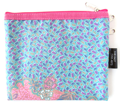 バティック・ポーチ3ファスナー70175B-1