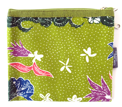 バティック・ポーチ3ファスナー70175D-2裏面