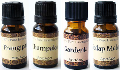 精油を用意する