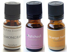 精油を用意する