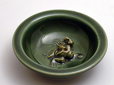 カエルのお香たて6539