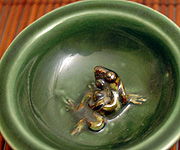 カエルのお香たて6539