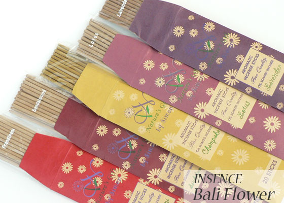 バリの花のお香