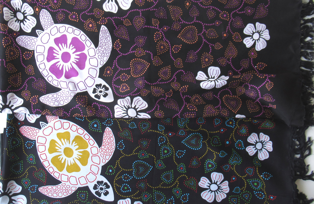 バリ島のパレオ・ウミガメ