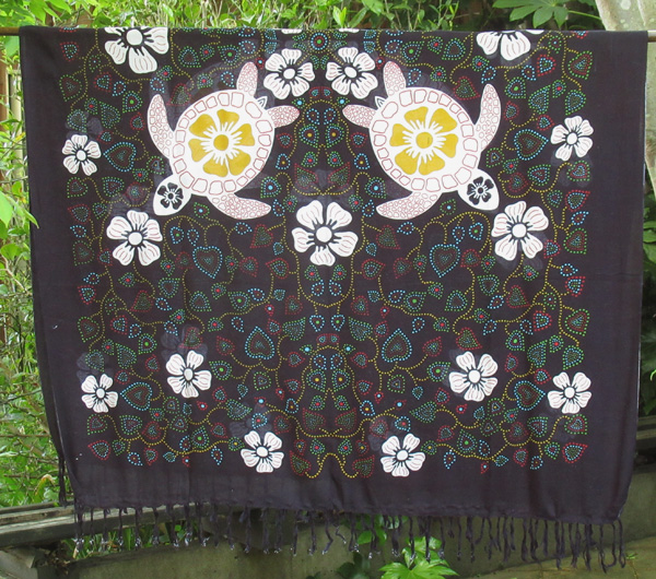 半分に折ったところ