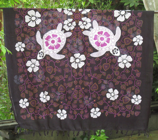 半分に折ったところ