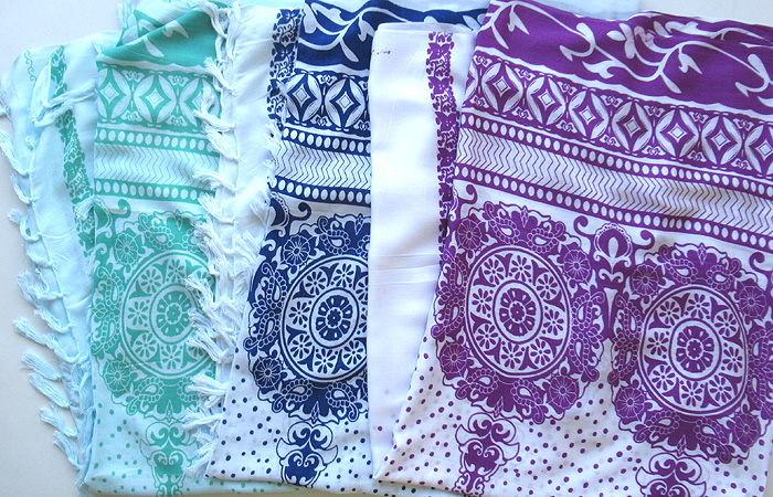 バリ島のパレオ・サロン風模様